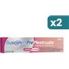 Buscofen Premestruale Integratore Alimentare Magnesio Vitamina B6 Vitamina E Calcio Per I Giorni Prima Del Ciclo 2 confezioni da 15 Compresse Effervescenti