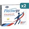 Flectorgo 25mg Trattamento Analgesico 2 confezioni da 20 Capsule Molli