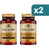 Solgar Vita A Dry Integratore Vitamina A 2 confezioni da 100 Tavolette