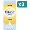Cebion Gocce Integratore Vitamina C Difese Immunitarie 3 confezioni da 30ml