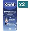 Oral-b Man Superfloss Filo Interdentale Per Apparecchi E Ponti 2 Pezzi