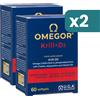 Omegor Krill D3 Integratore Sistema Immunitario 2 confezioni da 60 Capsule