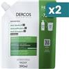 Vichy Dercos Eco-ricarica Shampoo Anti-forfora Ds Capelli Da Normali A Grassi 2 confezioni da 390ml