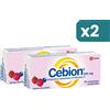 Cebion 500mg Integratore Vitamina C Gusto Frutti Di Bosco 2 confezioni da 20 Compresse Masticabili