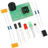 LALAFINA Kit Circuito Elettronico Ne555 Timer e Doppio Lampeggiatore LED, 3 Pezzi per Corso di Saldatura Fai da Te e Progetto di Apprendimento