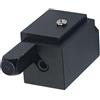 Feriuzymix Scalpello ad angolo di precisione per inquadrare la lavorazione del legno con cerniere per porte da incasso nero 30 x 78 mm