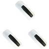 Feriuzymix Set di 3 cazzuole piatte per cartongesso durevoli per pavimenti in calcestruzzo intonaco decorazione domestica nero tipo D1147-H