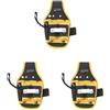 Feriuzymix Set di 3 attrezzi multi-tasca porta attrezzi da cintura in vita attrezzi da giardinaggio Storage RTG-120
