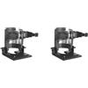 Feriuzymix Set di 2 basi per decespugliatore ad alta resistenza per rifiniture elettriche da 65 mm, copertura antipolvere tipo inclinato 9,5 x 9 cm