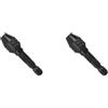 Feriuzymix Set di 2 punte da 0,3-3,2 mm per trapano autoserrante con codolo esagonale da 1/4, cambio rapido