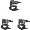 Feriuzymix Set di 3 basi per decespugliatore ad alta resistenza per taglio elettrico da 65 mm, copertura antipolvere tipo inclinato 9,5 x 9 cm