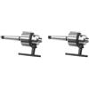 Feriuzymix Set di 2 mandrino autoserrante per tornio autoserrante MT2-B16, gamma di serraggio 1-13 mm