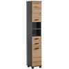 Schildmeyer Palermo 157661 - Armadio alto in rovere artisano, 30,3 x 32,6 x 180,9 cm