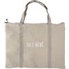Tom & Zoé Tom ET Zoe, PU0040, Borsa Shopper con Cerniera 50X38 cm per Bambini, Design colorato e Divertente, Ideale per riporre Oggetti e Gite, in Tessuto Resistente, Blu, Colori Assortiti, Cotone