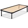 MiaSuite Ailime Srl RETE IN FERRO A DOGHE IN FAGGIO PER MATERASSO SINGOLO 80X190 CM ORTOPEDICA