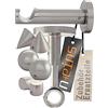 npluseins Accessori Ricambi per aste per tende aste telescopiche 1602.2334, 1 Set (2 pezzi) - Supporto da parete per 120-210 cm