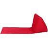 PxQuerantic Cuscino gonfiabile triangolare per il supporto della schiena, cuscino pieghevole per uso interno ed esterno, lettino da spiaggia portatile con base impermeabile, materiale in PVC m (Rossa)