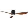 Orbegozo CP 167132 Ventilatore da soffitto 132 cm 30 W motore DC 6 velocità 3 pale ABS silenzioso telecomando LED 27 W 3000 lm reversibile estate/inverno timer 2h