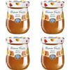 Menz&Gasser, Confettura Extra di Pesche Prima Frutta, con 50% di Frutta, Realizzata con Frutti di Alta Qualità IQF, 100% Made in Italy, Naturalmente Senza Glutine, Vegan, 4 Vasi da 340 g