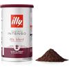 illy, Caffè Macinato per Moka Tostato INTENSO, 100% Arabica con Note di Cacao e Frutta Secca, Retrogusto Pieno e Corposo, Confezione da 12 Barattoli (12 x 185g)
