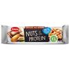 Zaniboni Nuts & Protein Barrette Proteiche 20pz x 40gr con Cioccolato e Mandorle. Barretta Proteica di Frutta secca con più del 25% di Proteine, fonte di Fibre e Senza Glutine. Box da 20 pz
