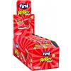 Fini - Roller Riempimento Fragola Liquirizia | Lingua Arrotolata con Zucchero e Riempimento | Gominola in Confezione da 18 pezzi | Gusto Fragola.