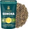 HORTIA TÈ SENCHA | Tè Verde Giapponese di Kagoshima | Qualità Premium Mono Origine | Foglie Intere Sfuse | 50 grammi | Busta Richiudibile Salva Aroma da 25 Tazze | Gusto Umami e Note Fresche Vegetali