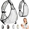 AUNGCSHE Fascia Neonato, Fascia Porta Bebe Regolabile, Marsupio Neonato 0-36 Mesi, Adatto dai Neonati ai Bambini Piccoli, Capacità di Carico Massima di 20 Kg (Grigio)