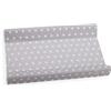 Italbaby Materassino fasciatoio in pvc 2 lati, per il cambio del pannolino, universale, misura cm 49x81x10, made in italy, Italbaby starlette grey