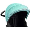 JYOKO KIDS Copertura capuccio compatibile con Stokke Xplori e Crusi (Mint Sparkles)