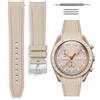 HORACE Cinturino universale per orologio in silicone liquido 20mm - Compatibile Omega x Swatch MoonSwatch - Kit di montaggio incluso