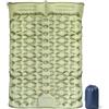 DoXtreme Materasso Campeggio Autogonfiante Doppio Ultraleggero 1,65kg - Letto Gonfiabile Matrimoniale 203x123x10cm con Cuscino 15cm Struttura Sospesa TPU Antiforatura - per Campeggio Trekking Spiaggia Ospiti