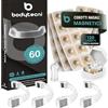 Bodytecni® Cerotti Nasali Magnetici PRO Edition | Megapack 120 Cerotti + Scatola di Conservazione | Dilatatore Nasale Antirussamento per Dormire e Respirare Meglio| Massima Aderenza per Sport e Riposo
