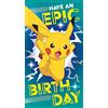 Danilo Promotions Ltd Biglietto di compleanno Pokemon con adesivi