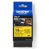 Brother TZEFX641 Nastro Flessibile / 18 mm/Nero/Giallo