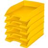 Leitz 52270015 - Cestino per lettere, formato A4, confezione da 5, colore: Giallo