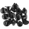 A ABSOPRO Clip di Fissaggio a Spinta No.865952T500 per Auto per Hyundai Accent 2015-2017 Plastica Nera (Set di 10)
