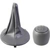 LIANGBAOS Marce Pomello Cambio Per Fiat Per Panda (2) 169 2003-2011 Kit Copertura Cuffia Leva Cambio A 5 Marce Copertura Leva Cambio(Grey)