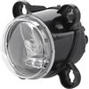 HELLA 1B0 015 050-031 LED-Faro principale, 90mm Essential R80, 12/12V, rotondo, Montaggio, interno, colore diffusore luce trasparente, Spina Spina DEUTSCH, anteriore Sx/anteriore Dx