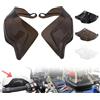 BIUGERCN Paramani per moto con parabrezza per manubrio, protezione antivento per le mani in plastica per F800GS R1200GS R1250GS S1000XR G310GS G310R Adventure Marrone