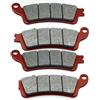 HCPCNDNMUB pastiglia freno moto Per Goldwing 1800 2001-2017 Pastiglie Freno In Materiale Ceramico Sostituisci Kit Anteriore Posteriore Ad Alto Attrito(FA261 Front X2 PAIR)