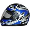 protectWEAR Casco moto bambino blu SA03-BL - XS