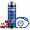 Ralertreik Ralerfresh RC 3 in 1 - Ricarica Aria Condizionata Auto R1234yf dal 2017, Gas Refrigerante, Sigillante Perdite, Lubrificante, Manutenzione Completa (Bombola RC31 + Manometro Tubo + Connettori)