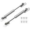Motoforti Supporti Universali per Sollevamento Ammortizzatori Ammortizzatore di Sollevamento 6pollici/155cm 13lb/60N/6kg Acciaio al Carbonio Tono Argento 2 Set