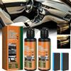 Aderpmin Auto Plastic Restorer Kit,Plastic Restorer for Cars,Auto Plastic Black Lotion,Kunststoff-Pfleger Für Auto Innenraum,Automotive Exterior&Interior,Can Restore The Luster of Faded Plastics Rubbers (1)