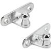 DriKou Staffa di Montaggio per Ammortizzatori a Gas da 2 Pezzi, perno a Sfera in Metallo da 10 mm Universale Multi Adatto per Pickup SUV