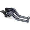 BOSDF Leve Freno Frizione Moto Per KYMCO XCITING 250 300 500 400 DOWNTOWN 125/200/300/350 Maniglia Del Freno Regolabile Leve Frizione Manubrio Accessori Moto(B)