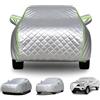 Generico Telo Copriauto Antigrandine per Dacia Sandero Stepway 2021-2026 Telo Antigrandine Per Auto Imbottito, Anti UV Copri Parabrezza Sole Esterno Con Zip Laterale