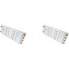 LEDLUX 2 Pezzi Pannello Plafoniera LED Flessibile 24V 8W, Bianco Freddo 6000K, Luce Abitacolo 10X4cm, Lampada LED per Cabina Camion, Cassone, Barca, Camper e Furgone 24V