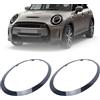 aleawol Anello di rivestimento per faro anteriore per BMW MINI COOPER F55 F56 F57 2014-2021